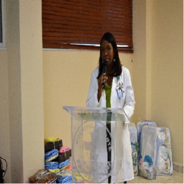 Doctora Ruth Esther Araujo, directora del hospital Docente Padre Billini