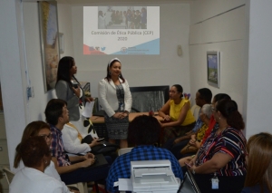 Comit&eacute;  de &Eacute;tica Publica realiza sensibilizaci&oacute;n  sobre la &eacute;tica y sus valores