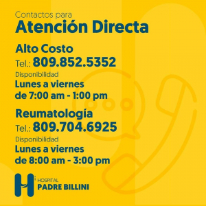 Nuevos n&uacute;meros de Atenci&oacute;n Directa